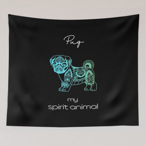 Item preview, Pug My Spirit Animal Zipper Pouch designed and sold by MagicWolfStar.