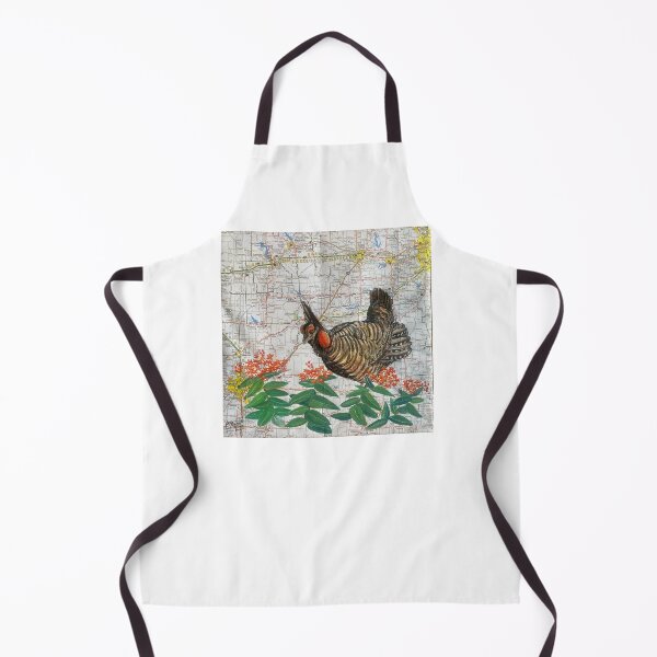 Item preview, Prairie Chicken and Butterfly Milkweed designed and sold by Katie Morris Art.