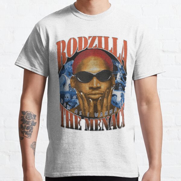 Dennis Rodman NBA basketball Vintage Bootleg Retro 90s Rap Tee T-shirt Classic T-Shirt