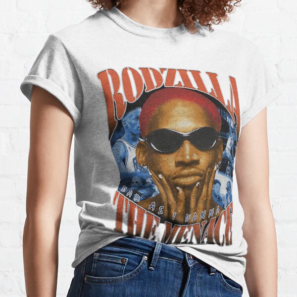 Dennis Rodman NBA basket-ball Vintage Bootleg rétro des années 90 Rap Tee T-shirt T-shirt classique