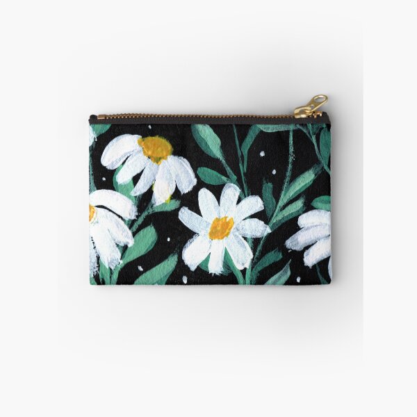 Item preview, White daisies hand painted gouche floral art designed and sold by pinkyfish1010.