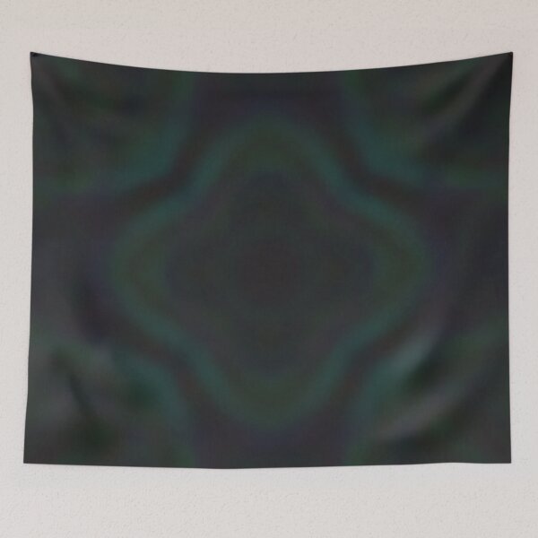Item preview, Dark Teal Blue Green Hippie Mandala Design Abstract Flower Power designed and sold by kattakitty.