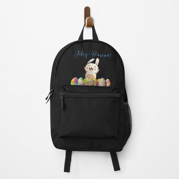 Item preview, Cute Fun Smiling Felíz Pascua Bunny with Easter Eggs designed and sold by Impressify.