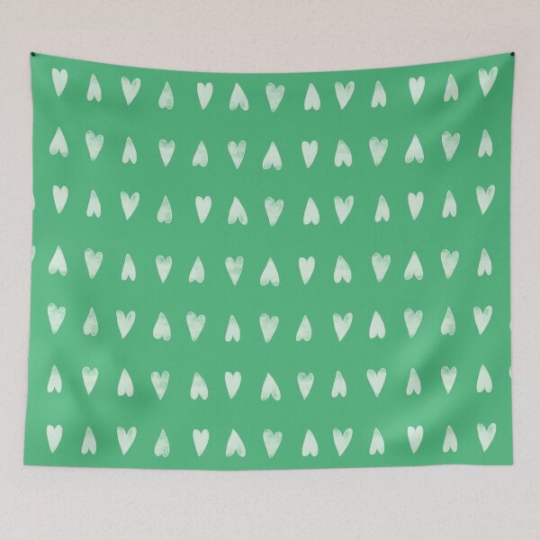 Item preview, Minimalist design of hand-painted hearts. Green version designed and sold by Origillus.