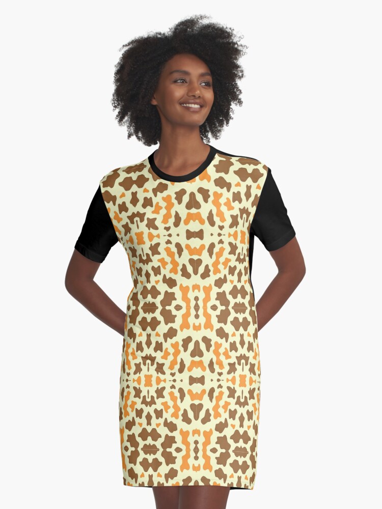 army print t shirt dress