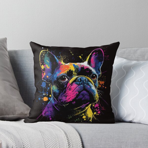Item preview, Bold French Bulldog Pop Art Portrait designed and sold by AInspiredCO.