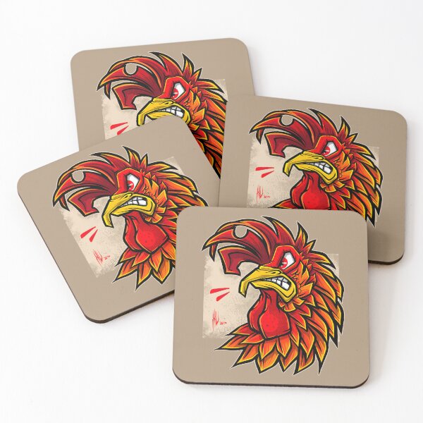 Item preview, Red Rooster Funny Angry Chicken Gift designed and sold by Teeleo.