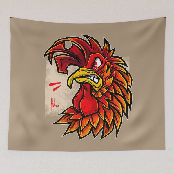 Item preview, Red Rooster Funny Angry Chicken Gift designed and sold by Teeleo.