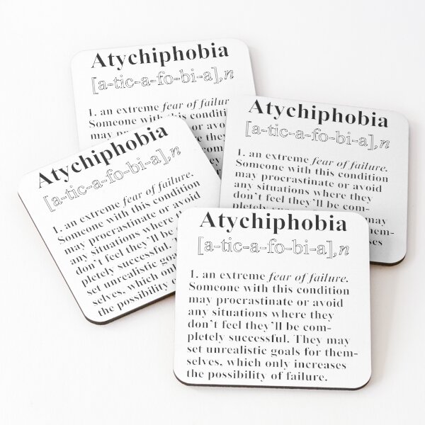 Item preview, Atychiphobia Definition designed and sold by archifan.