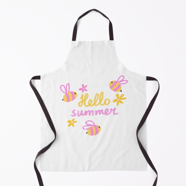Item preview, Hello summer cute bees  designed and sold by pinkyfish1010.
