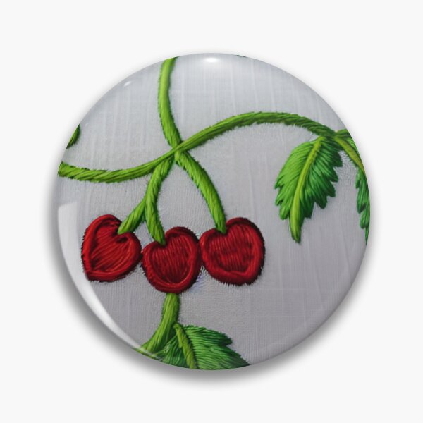 Item preview, Embroidered Cherries designed and sold by ~.