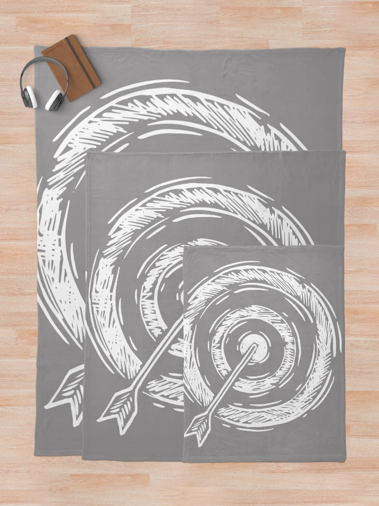 Thumbnail 5 of 6, Throw Blanket, Target Wht designed and sold by Twosweet.