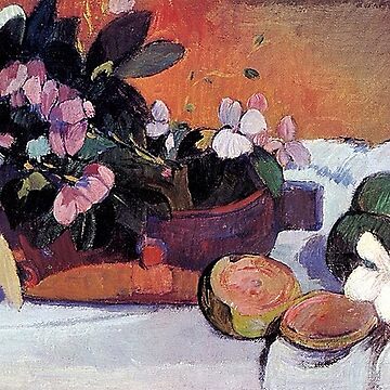 Puzzle Fleurs et bol de fruits de Gauguin