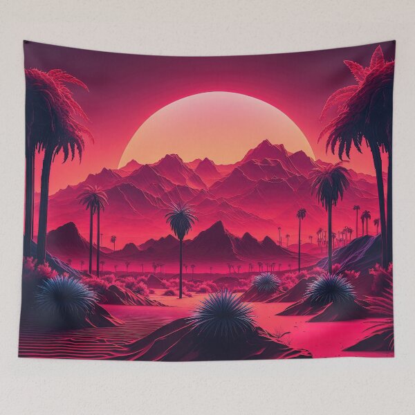 Item preview, A Synthwave World Beyond Our Own designed and sold by Mullet Monkey.