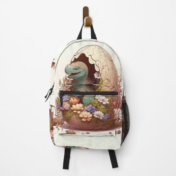 Item preview, Easter Saurus Rex Funny Baby Dinosaur Hatching Egg Flowers designed and sold by Aurora Hues.