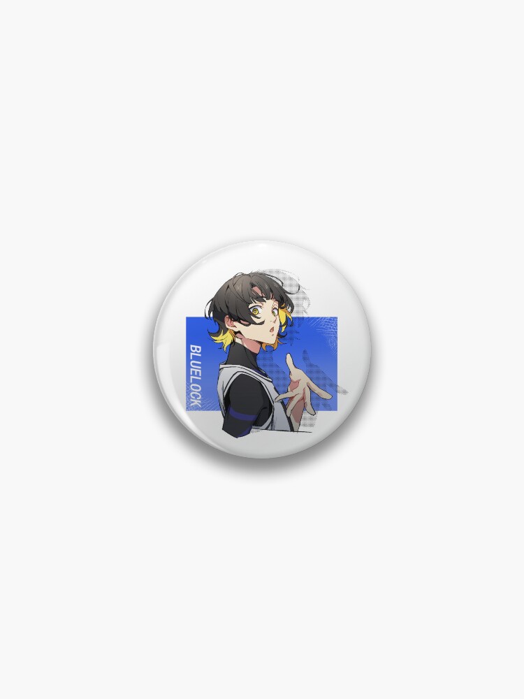 Blue Lock Anime Character Meguru Bachira Vintage Art - Blue Lock - Pin