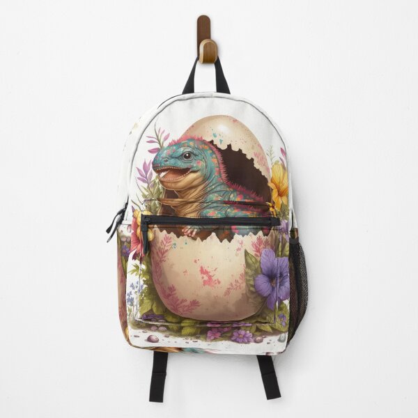 Item preview, Easter Saurus Rex Funny Baby Dinosaur Hatching Egg Flowers designed and sold by Aurora Hues.