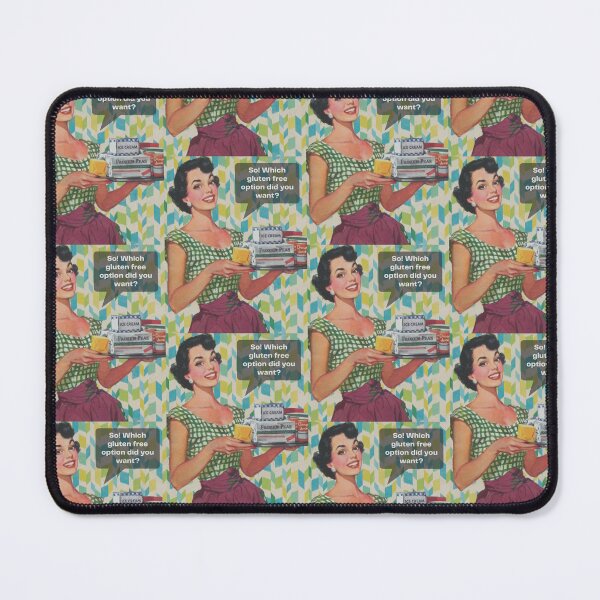 Item preview, Pop Art Parody: A Fun and Funky 1950s Print with a Clever Twist on Gluten-Free Options designed and sold by Paul Corps.