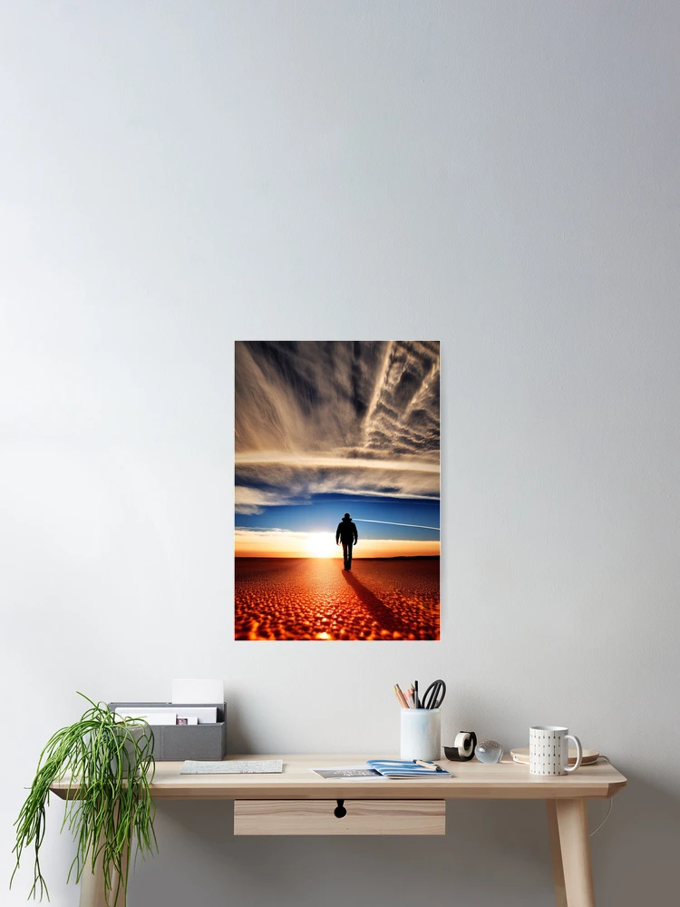 Thumbnail 2 of 3, Poster, Take The First Step designed and sold by TiltedCode.