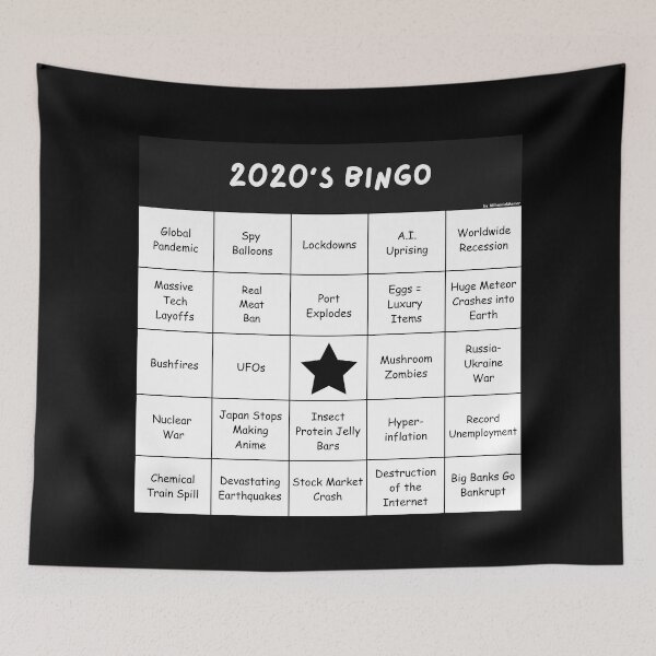 Item preview, 2020s Bingo - 2020's Darkest Decade Bingo Card - Disaster Bingo Meme designed and sold by MillennialMemer.
