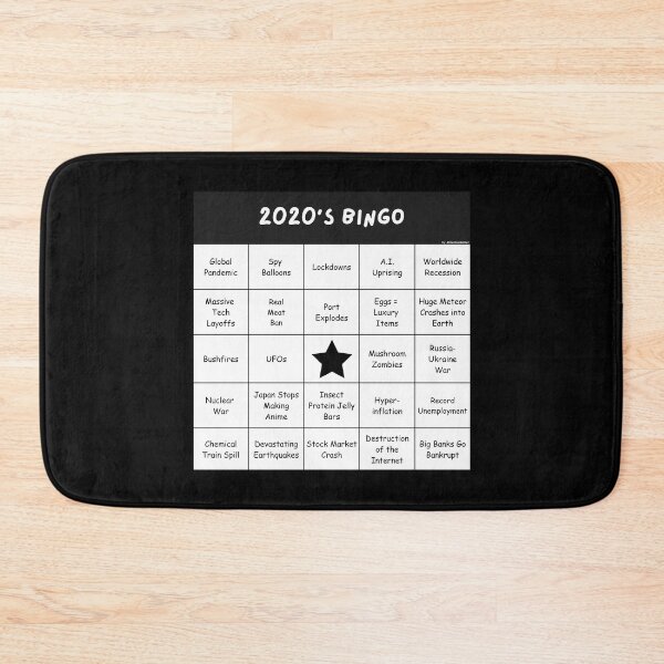 Item preview, 2020s Bingo - 2020's Darkest Decade Bingo Card - Disaster Bingo Meme designed and sold by MillennialMemer.