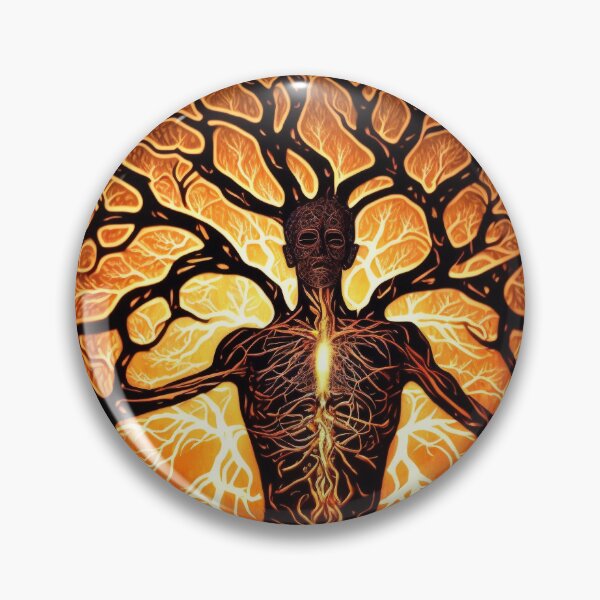 Item preview, Psychedelic Human Tree Figure Artwork designed and sold by mind-melt-er.