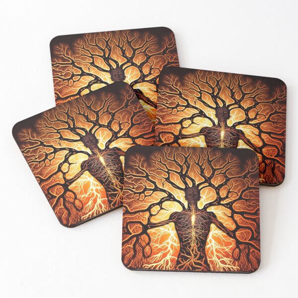 Item preview, Psychedelic Human Tree Figure Artwork designed and sold by mind-melt-er.
