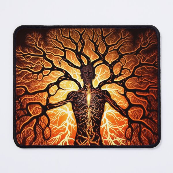 Item preview, Psychedelic Human Tree Figure Artwork designed and sold by mind-melt-er.