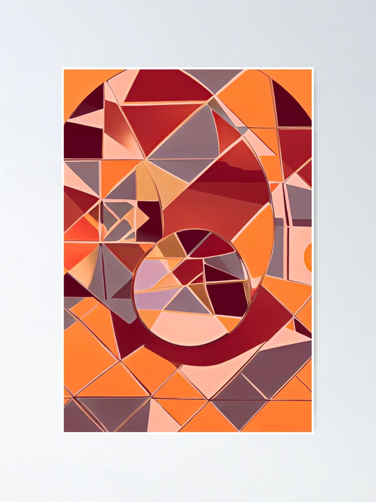 Thumbnail 1 of 3, Poster, Simmering Red designed and sold by TiltedCode.