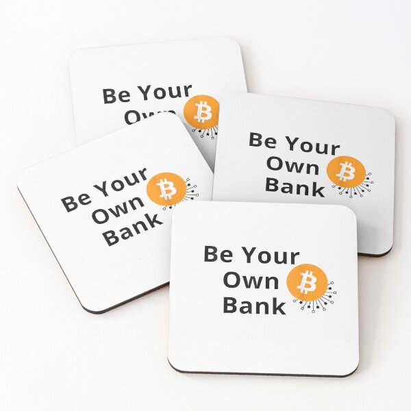Item preview, BTC Bitcoin Be Your Own Bank Crypto T-Shirt designed and sold by Beroti-Vanda.