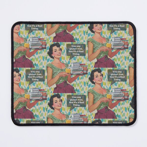 Item preview, Pop Art Parody: A Fun and Funky 1950s Print with a Playful Take on Gluten-Free Options designed and sold by Paul Corps.