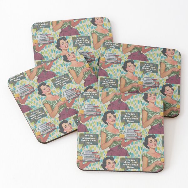 Item preview, Pop Art Parody: A Fun and Funky 1950s Print with a Playful Take on Gluten-Free Options designed and sold by Paul Corps.