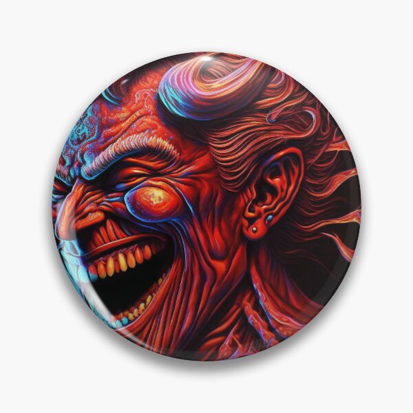 Artikelvorschau, Psychedelic Devil Laughing entworfen und verkauft von mind-melt-er.