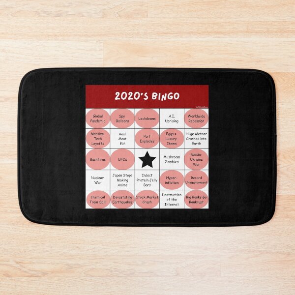 Item preview, 2020s Bingo - 2020's Darkest Decade Bingo Card - Disaster Bingo Meme (filled) designed and sold by MillennialMemer.