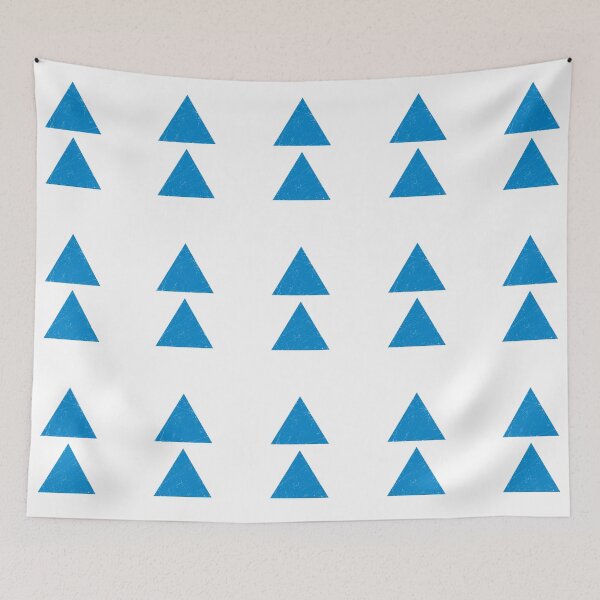 Item preview, Two Blue Triangles designed and sold by Symbologee.