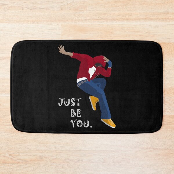 Item preview, Just Be You Red Hooded Person Jumping  designed and sold by Sfumata Illustration.