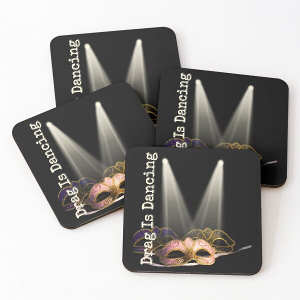 Item preview, Drag Is Dancing Social Statement Ballroom Mask Design designed and sold by EarthArtDesigns.