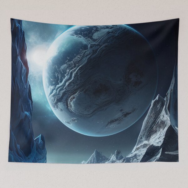 Item preview, Icy Planets designed and sold by DigitizedArt.