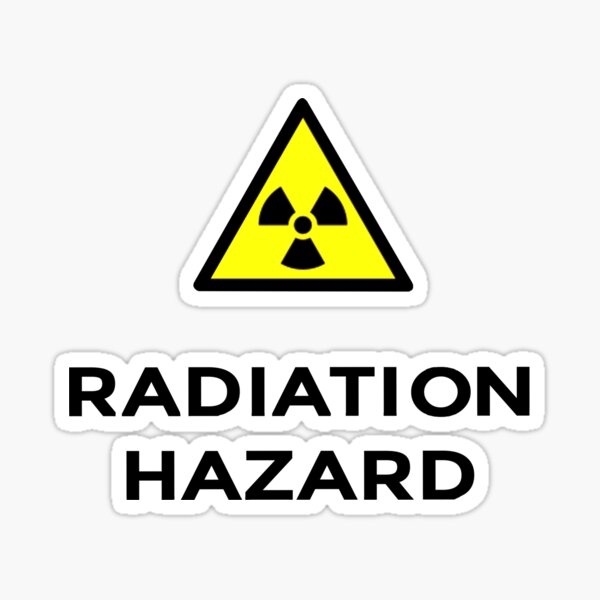 Radiation Hazard Sticker