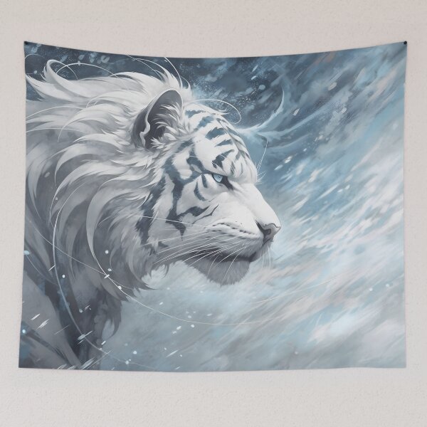 Item preview, White Tiger in the wind designed and sold by Seetears.