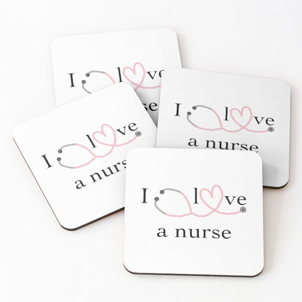 Item preview, I love a nurse designed and sold by peachesandfizz.