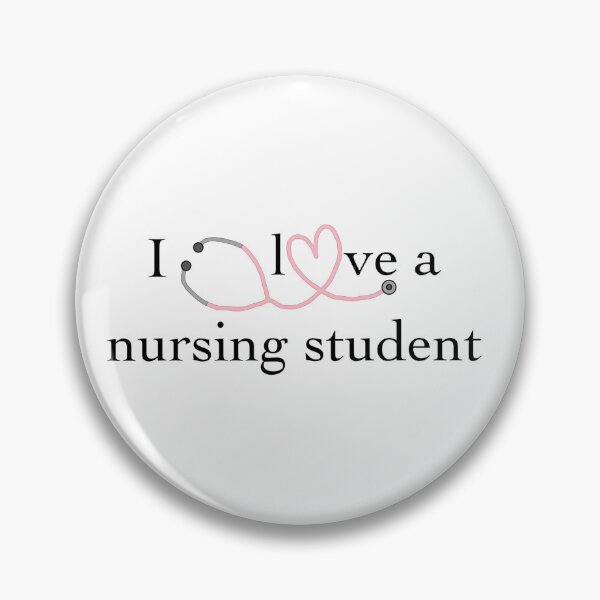 Item preview, I love a nursing student  designed and sold by peachesandfizz.