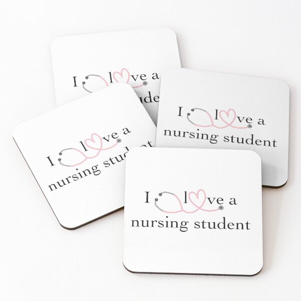 Item preview, I love a nursing student  designed and sold by peachesandfizz.