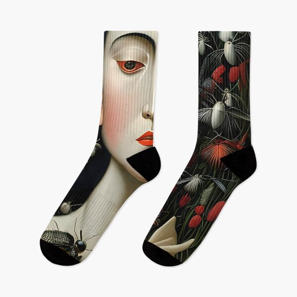 Item preview, Insect Dreams - A Surrealist Portrait of a Woman Enveloped by Crawling Bugs designed and sold by GalihDA.