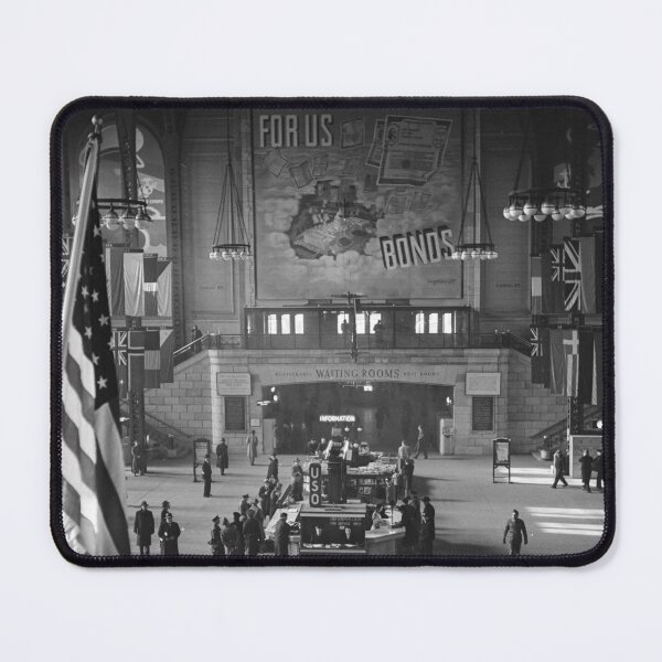 Item preview, Chicago's Union Station Concourse 1943 designed and sold by MonochromaKey.