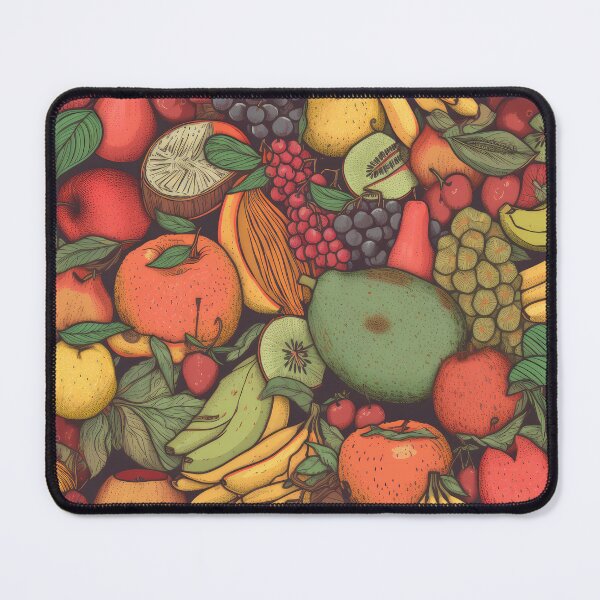 Item preview, Colorful fruit illustration pattern designed and sold by artefacta.
