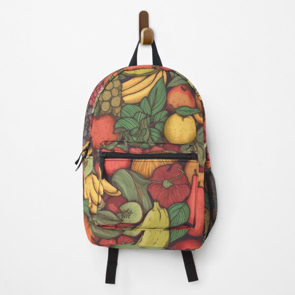 Item preview, Colorful fruit illustration pattern designed and sold by artefacta.