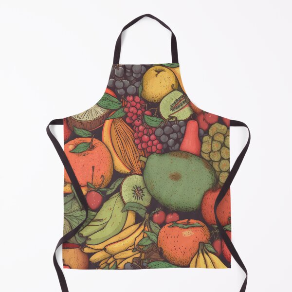 Item preview, Colorful fruit illustration pattern designed and sold by artefacta.