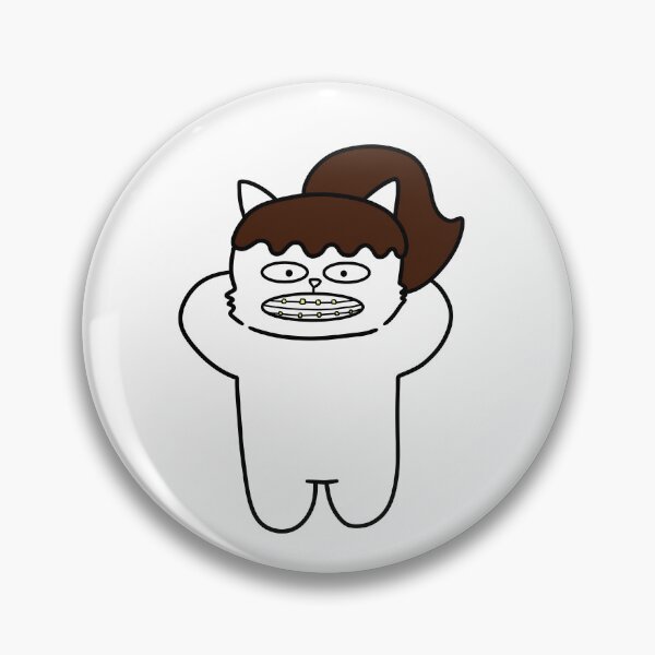 Item preview, fun girl  / white cat / Brown hair  designed and sold by riristudio.