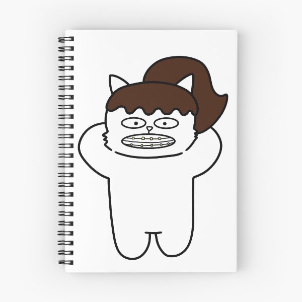 Item preview, fun girl  / white cat / Brown hair  designed and sold by riristudio.